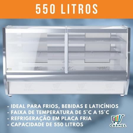 Imagem de Balcão Pop Expositor Bebidas Refrigerado 2m 05 a 15C - Refrigel