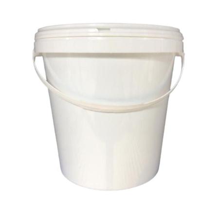 Balde Branco De 3.6L Com Tampa Lacre - Nastripack Imagem de Balde Branco De 3.6L Com Tampa Lacre