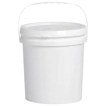 Balde Com Tampa sem Lacre 20 Litros Branco Industrial - Jaguar Imagem de Balde Com Tampa sem Lacre 20 Litros Branco Industrial - Jaguar