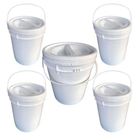 Balde Fermentadora 12 L E Tampa Rosca - Nastripack Imagem de Balde Fermentadora 12 L E Tampa Rosca