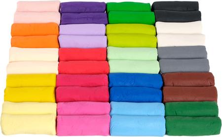 Imagem de Balde massa de modelar UtiGuti com 20 cores com 40 massinhas de 50g cada