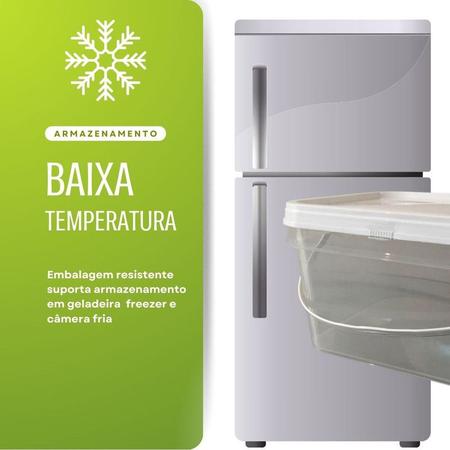 Imagem de Balde para entrega na Bahia 2.4L Transparente 45 Peças