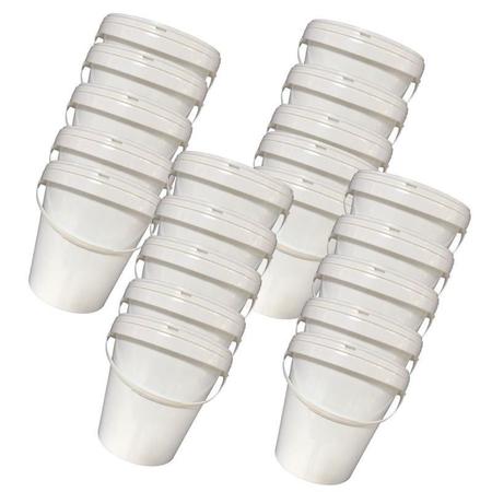 Imagem de Balde Plast 3.6L Alça Plast P Bolo C Alça 10 Pcs