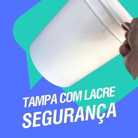 Imagem de Balde Plástico 20L Com Tampa Lacre Removível