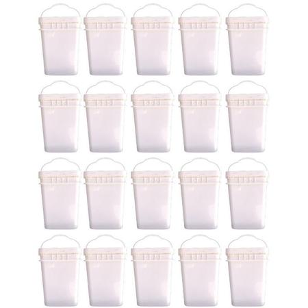 Imagem de Balde Retangular 20Lts Para Limpeza De Vidros 20 Pcs