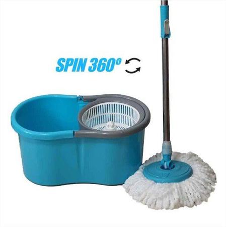 Imagem de Balde spin mop 360 com esfregao 6 litros 123 clean