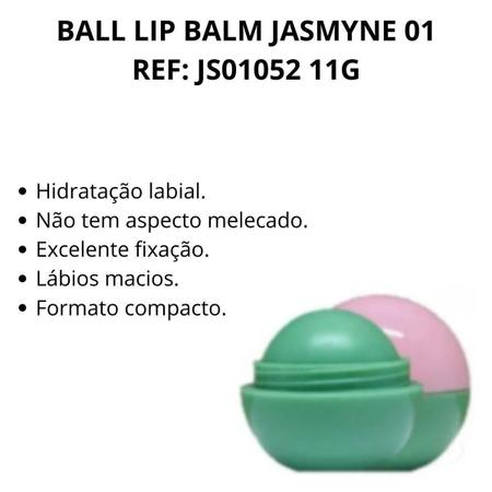 Imagem de Ball Lip Balm Jasmyne 01 Ref: Js01052 11G