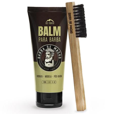 Balm Para Barba Irritada E Co ando Escova Para Barba Barba De