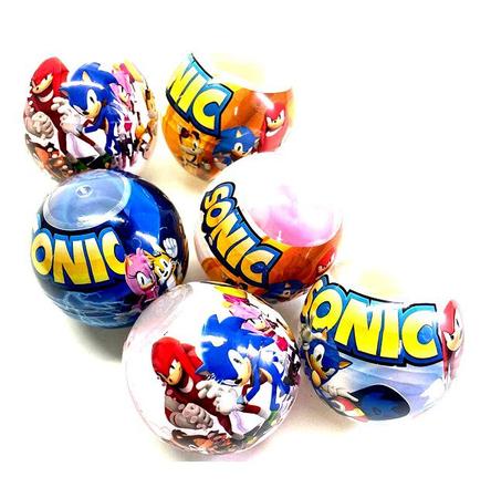 Imagem de Balões Sonic Metalizado Decoração De Festa + Lembrancinhas 