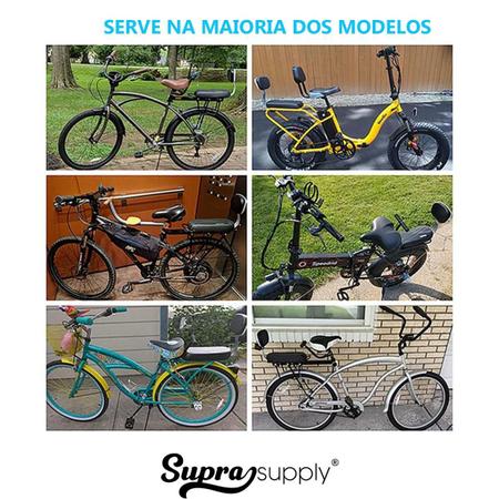 Imagem de Banco Traseiro De Bicicleta Almofada Garupa C Apoio Criança