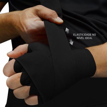 Imagem de Bandagem Elástica Muvin 3 metros - Alça p/ Polegar - Proteção Mãos e Punhos - Luta - Boxe Muay Thai MMA Artes Marciais