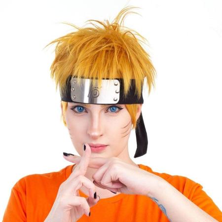 Compra online de Anime naruto cosplay bandana folha aldeia prop