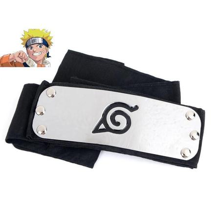 Bandana Naruto Vila Da Folha Faixa De cabeça Personagem Desenho infantil  Cosplay Fantasia