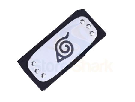 Bandana Metal Naruto Shippuden Aldeia Ninja Renegado Cosplay