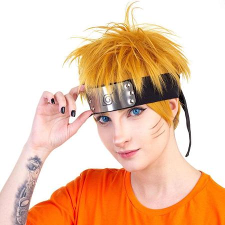 Bordado Naruto Brasão Aldeia Da Folha P/ Cosplay Des1 - First Ricer -  Bandana - Magazine Luiza