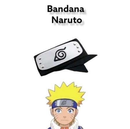 Compra online de Anime naruto cosplay bandana folha aldeia prop