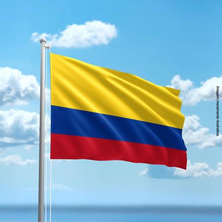 Bandeira da Colômbia 80cmx140cm Tecido Oxford 100% Poliéster - PRESENTE- BRINDE - Bandeiras - Magazine Luiza
