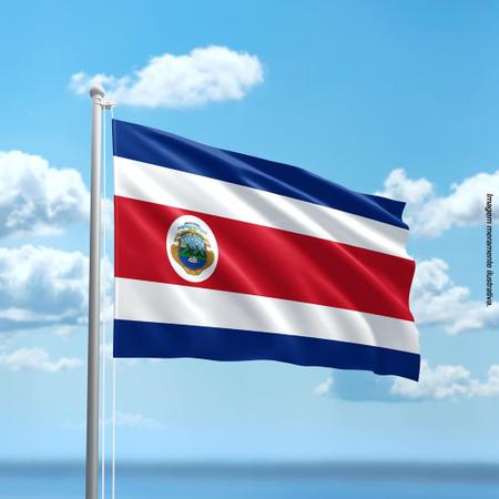 Bandeira da Costa Rica 80cmx140cm Tecido Oxford 100% Poliéster - PRESENTE- BRINDE - Bandeiras - Magazine Luiza