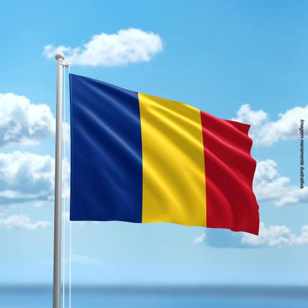 Bandeira da Romênia 80cmx140cm Tecido Oxford 100% Poliéster - PRESENTE- BRINDE - Bandeiras - Magazine Luiza