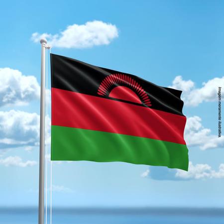 Bandeira de Malawi 80cmx140cm Tecido Oxford 100% Poliéster - PRESENTE-BRINDE  - Bandeiras - Magazine Luiza
