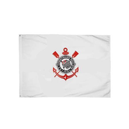 Imagem de Bandeira de Torcedor do Corinthians 90x1,30m Face Simples