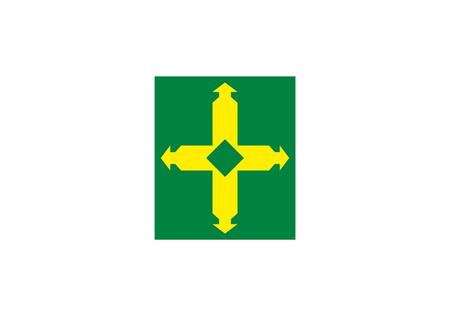Bandeira do município Brasília Estampada dupla face - 0,70X1,00m - Loja da  Pátria