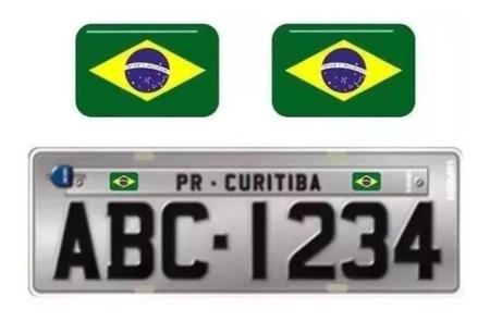 Imagem de Bandeira Do Brasil - Adesivo Resinado Cartela