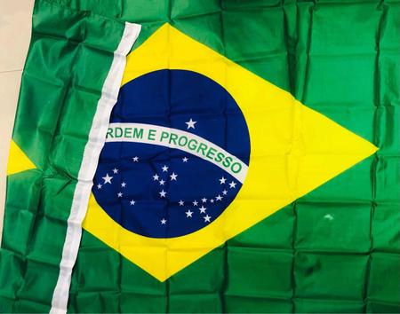Imagem de Bandeira Do Brasil Oficial Grande 2,70m X 1,80m Em Tecido