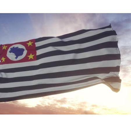 Bandeira Estado De São Paulo Oficial 150x90 Cm Oxford - WCAN Imagem de Bandeira Estado De São Paulo Oficial 150x90 Cm Oxford