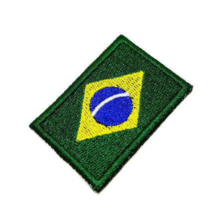 Imagem de Bandeira país Brasil Patch Bordada passar a ferro ou costura