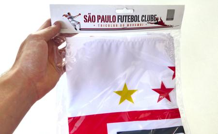 Imagem de Bandeira São Paulo FC Oficial Licenciada 2 Panos