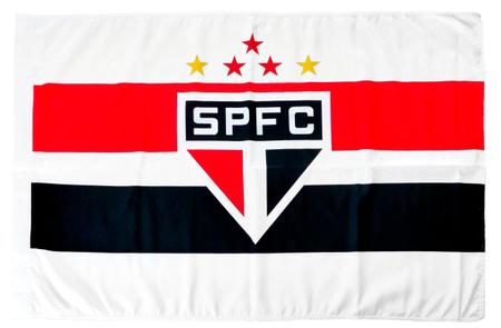 Imagem de Bandeira São Paulo FC Oficial Licenciada 2 Panos