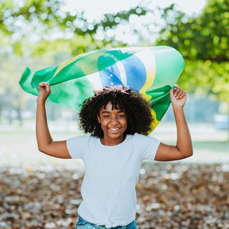 Bandeira Torcedor Time Grande de Tecido 1,00 x 1,40m Copa do Mundo 2022