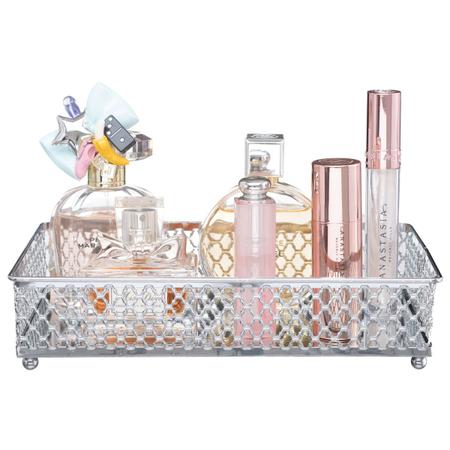 Imagem de Bandeja Decorativa Espelhada P/ Perfume Make Banheiro Bd-546