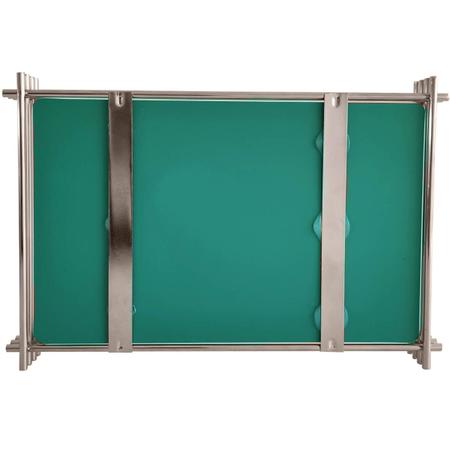 Imagem de Bandeja Espelhada Para Banheiro Retangular Lavabo Decoração Cromado
