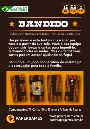 Imagem de Bandido Jogo de Cartas Original PaperGames Em Português