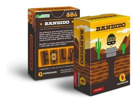 Imagem de Bandido - Jogo De Cartas - Papergames Pocket Game