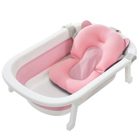Banheira Bebê Dobrável Rígida Infantil Confortável Segura Azul e Rosa Com  Termômetro Portátil em Promoção na Americanas