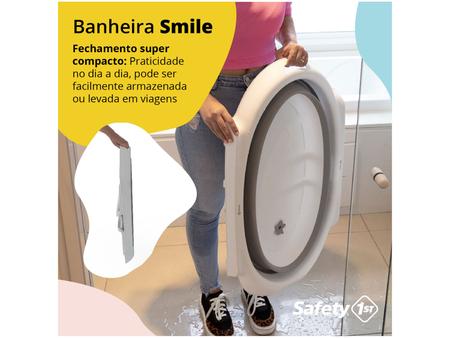 Imagem de Banheira de Bebê Safety Smile Cinza 35L