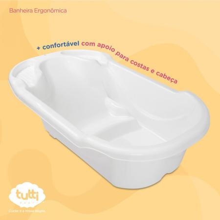 Imagem de Banheira Ergonômica Safety & Comfort Branco -Tutti Baby
