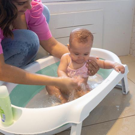 Banheira dobrável e portátil para bebês e crianças pequenas - Toy
