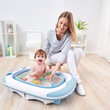 Banheira dobrável do bebê com termômetro banheira e chuveiro banheiras do bebê  banheira banheira banheira banheira dobrável crianças dobrável banheira -  AliExpress