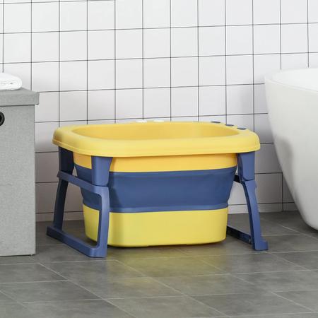 Imagem de Banheira para Bebê Infantil Retrátil Dobrável Modelo Ofurô Baby 80 Litros