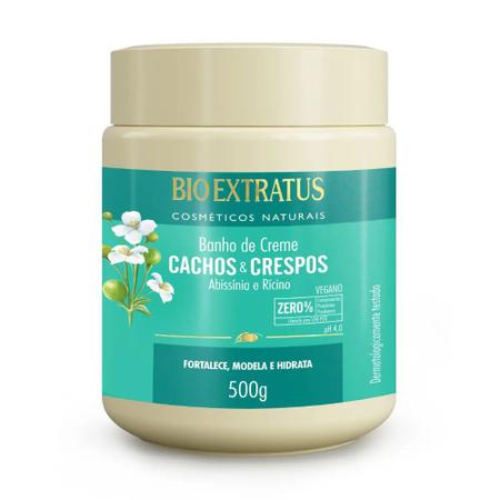 Imagem de Banho de Creme Cachos E Crespos Rícinio Bio Extratus 500G