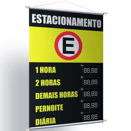 Imagem de Banner Estacionamento Preços E Horários Editável 