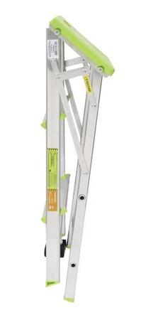 Imagem de Banqueta-escada De Alumínio - 3 Degraus - 120kg - Standers