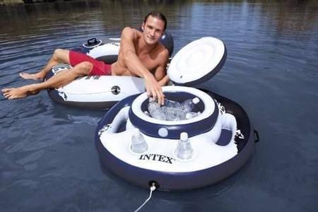 Imagem de Bar Cooler Inflável Flutuante Intex Para Piscina Latas Boia