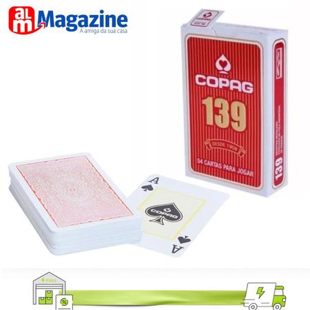 2 Baralho Copag 139 Original Premium Jogo Buraco 108 Cartas