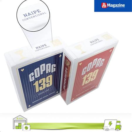 Jogo de Cartas Uno + Copag 139 Original Reformado 54 Cartas