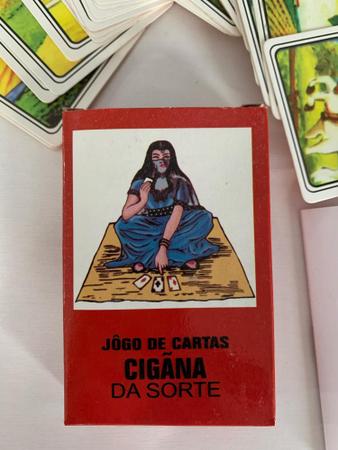 Jogo de Cartas-Cigana da Sorte (C/ 36 Cartas)-Casa Neilomar